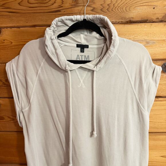 ATM Anthony Thomas Melillo Hoodie Sleevless Dress Medium - Picture 2 of 6